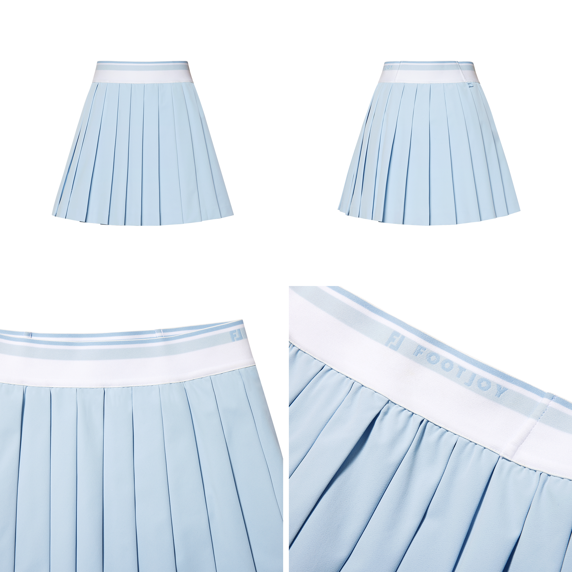 Banded Pleats Skort Women