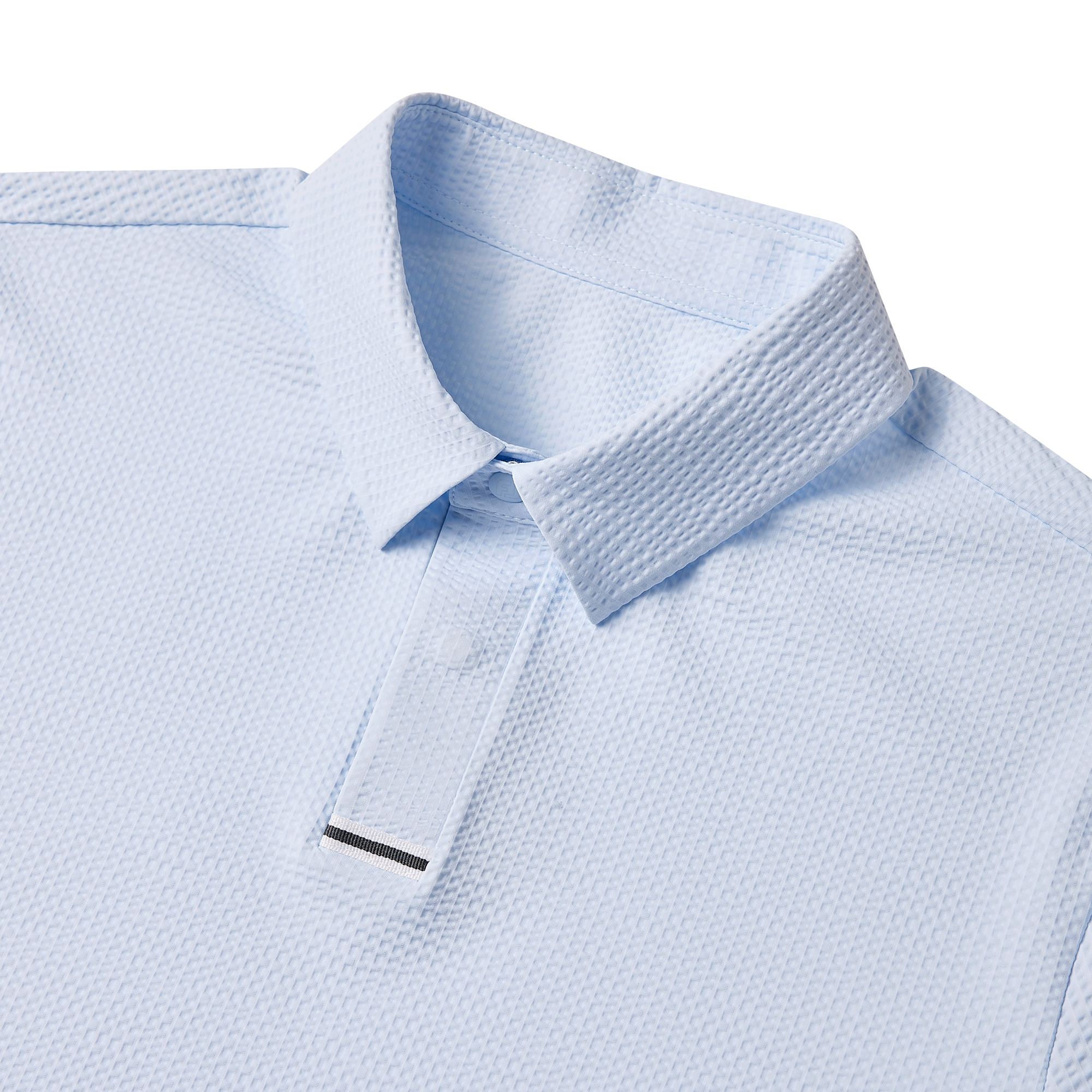 Seersucker Polo Shirt