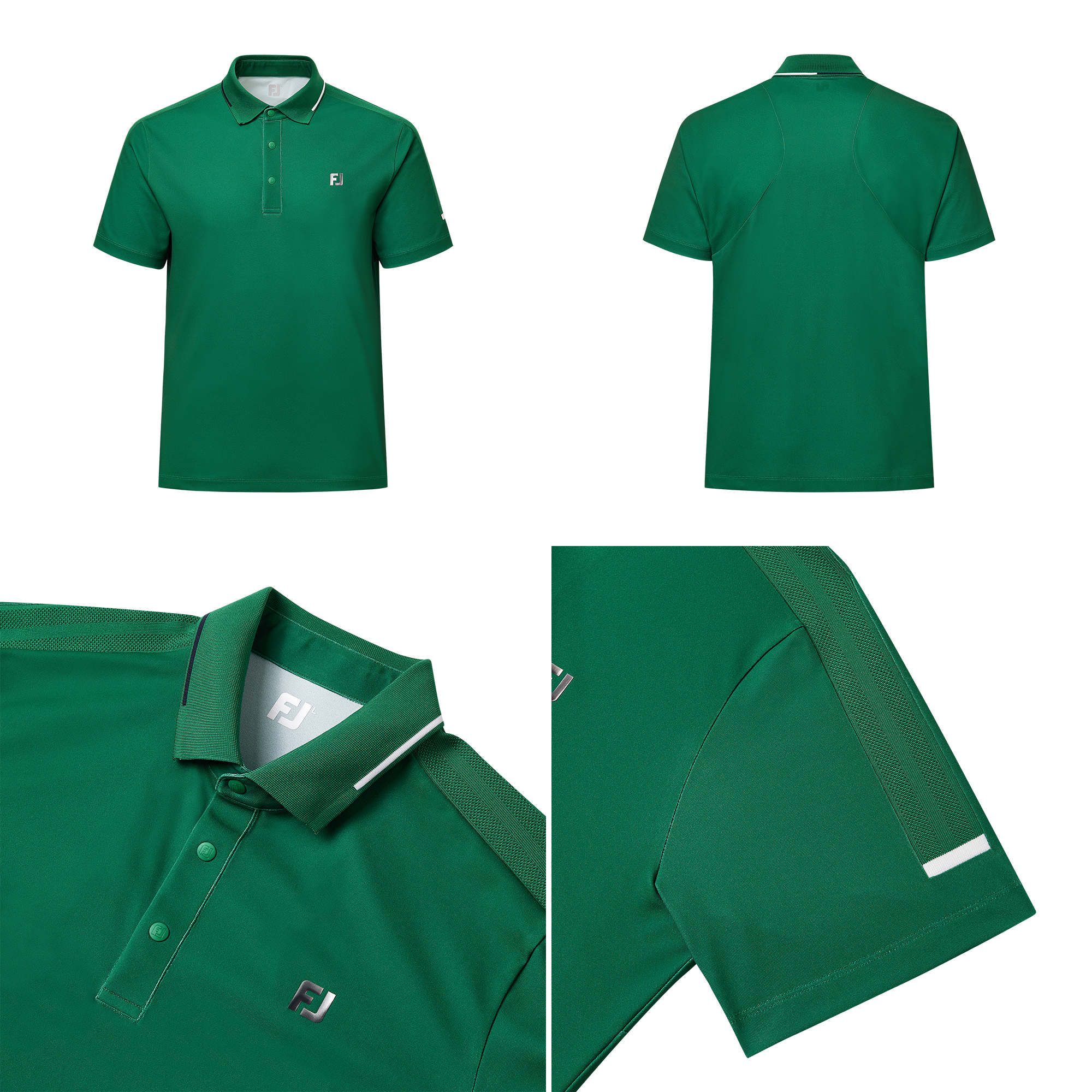 Knit Band Polo Shirt