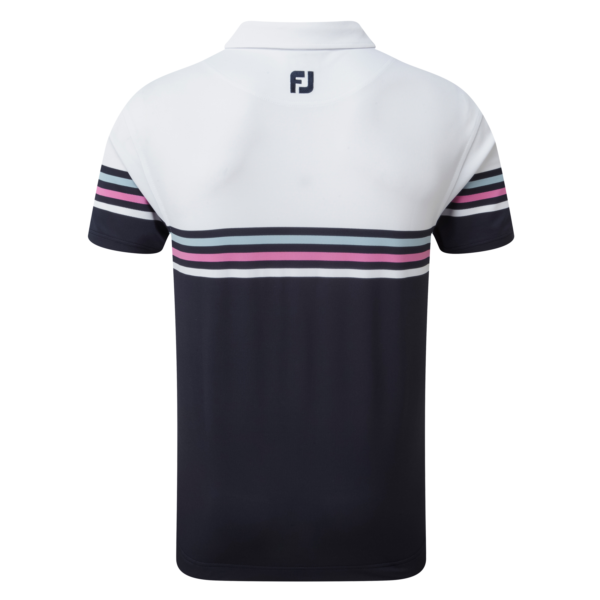 Stretch Pique Colour Block