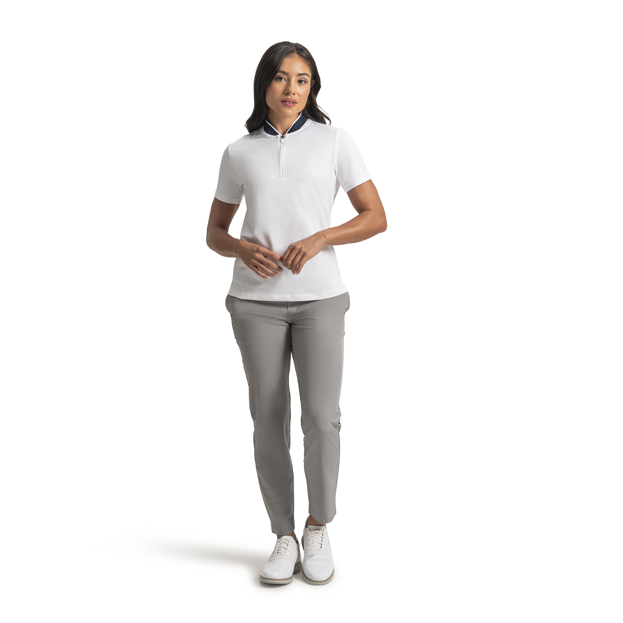 Zip Blade Collar Polo