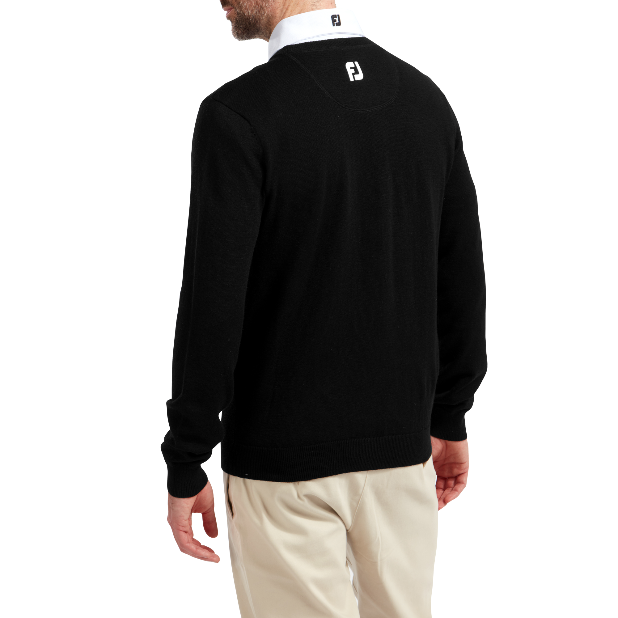 Wool Blend V-Neck Pullover