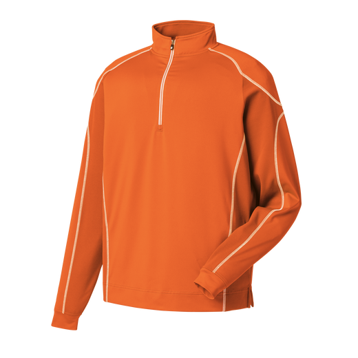 Mixed Texture Sport Half-Zip Pullover-Previous Season Style