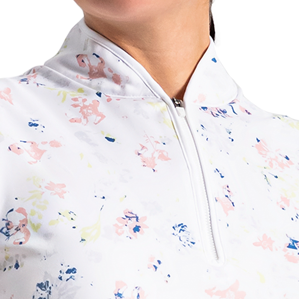 Short Sleeve Printed Zip
