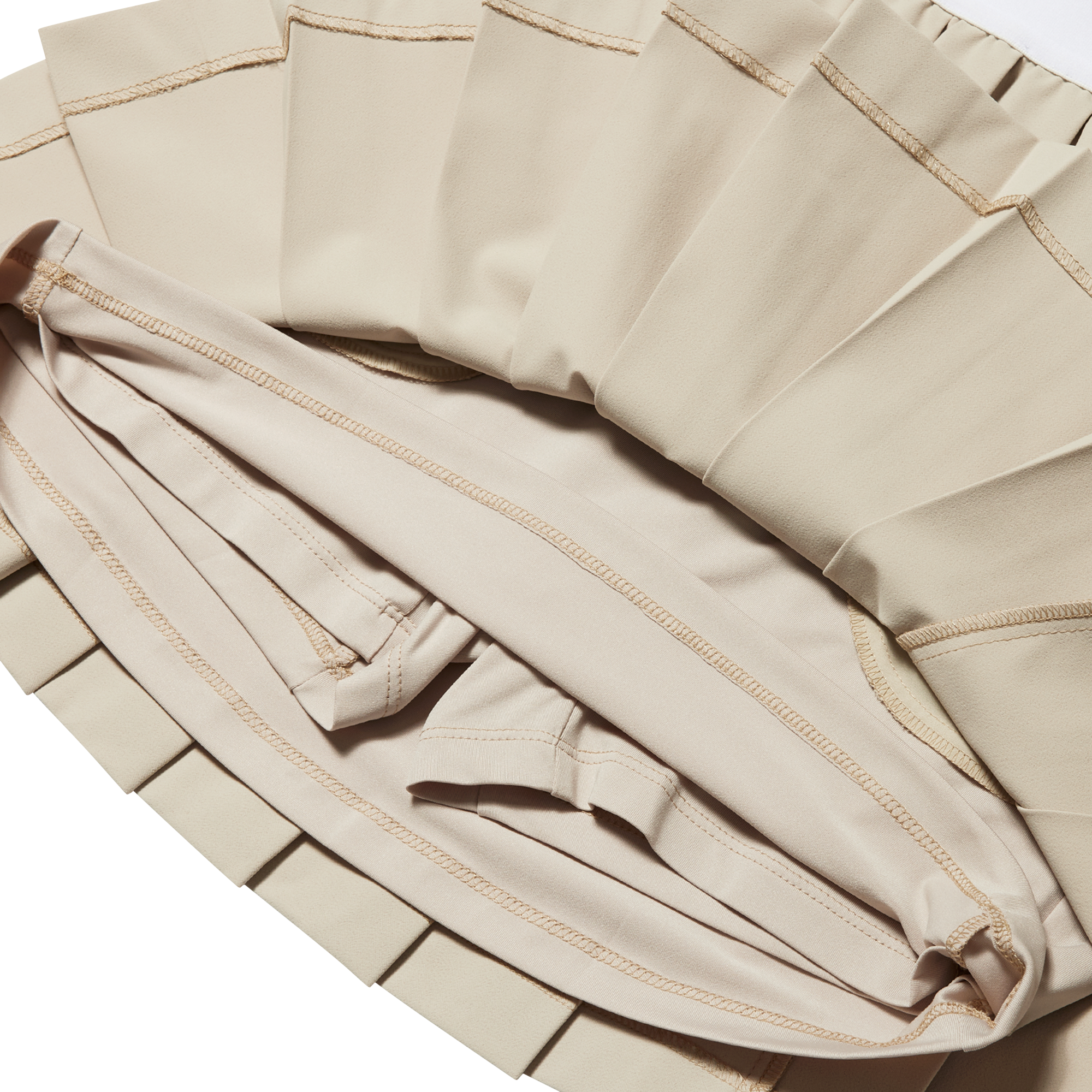 Banded Pleats Skort Women
