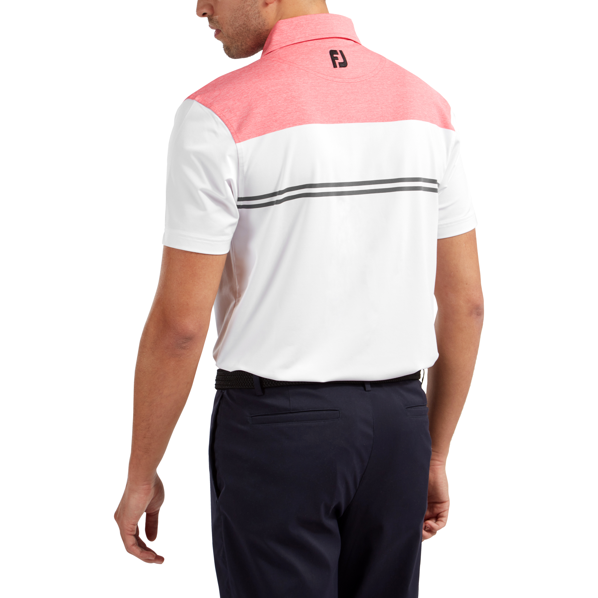 Heather Colour Block Lisle Performance Shirts