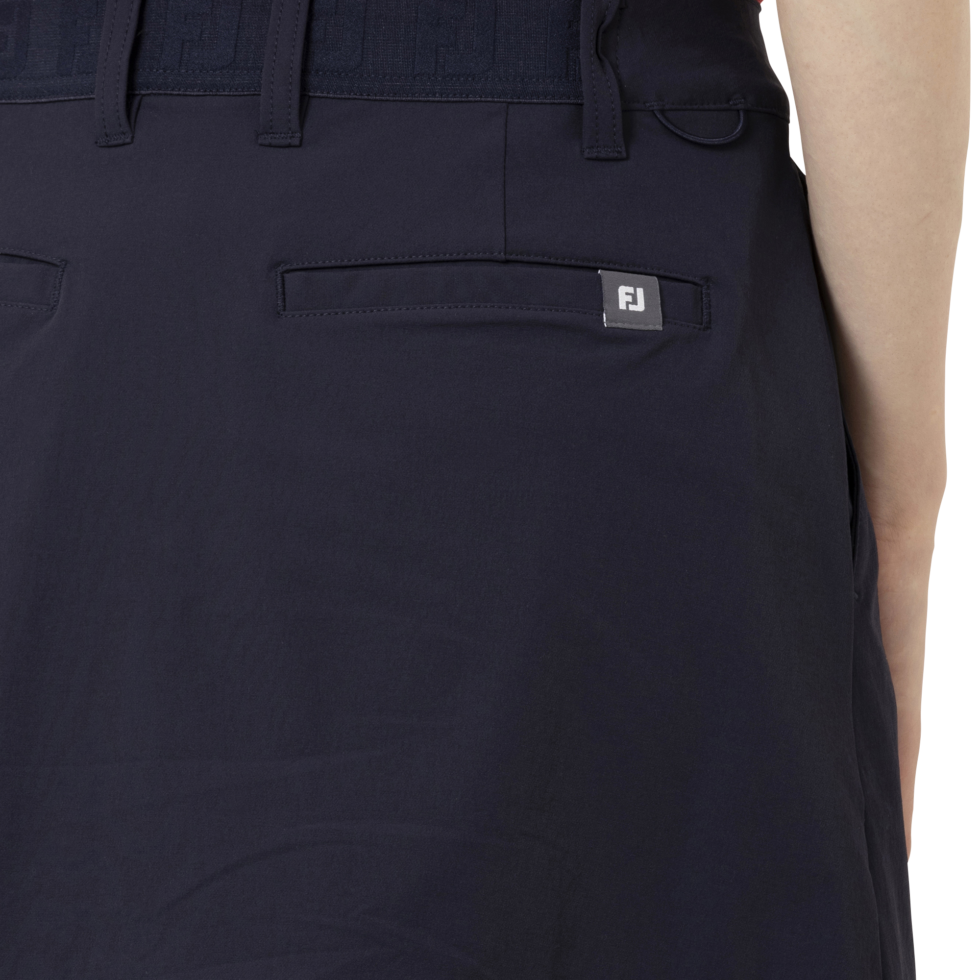 Solid Woven Skort Women