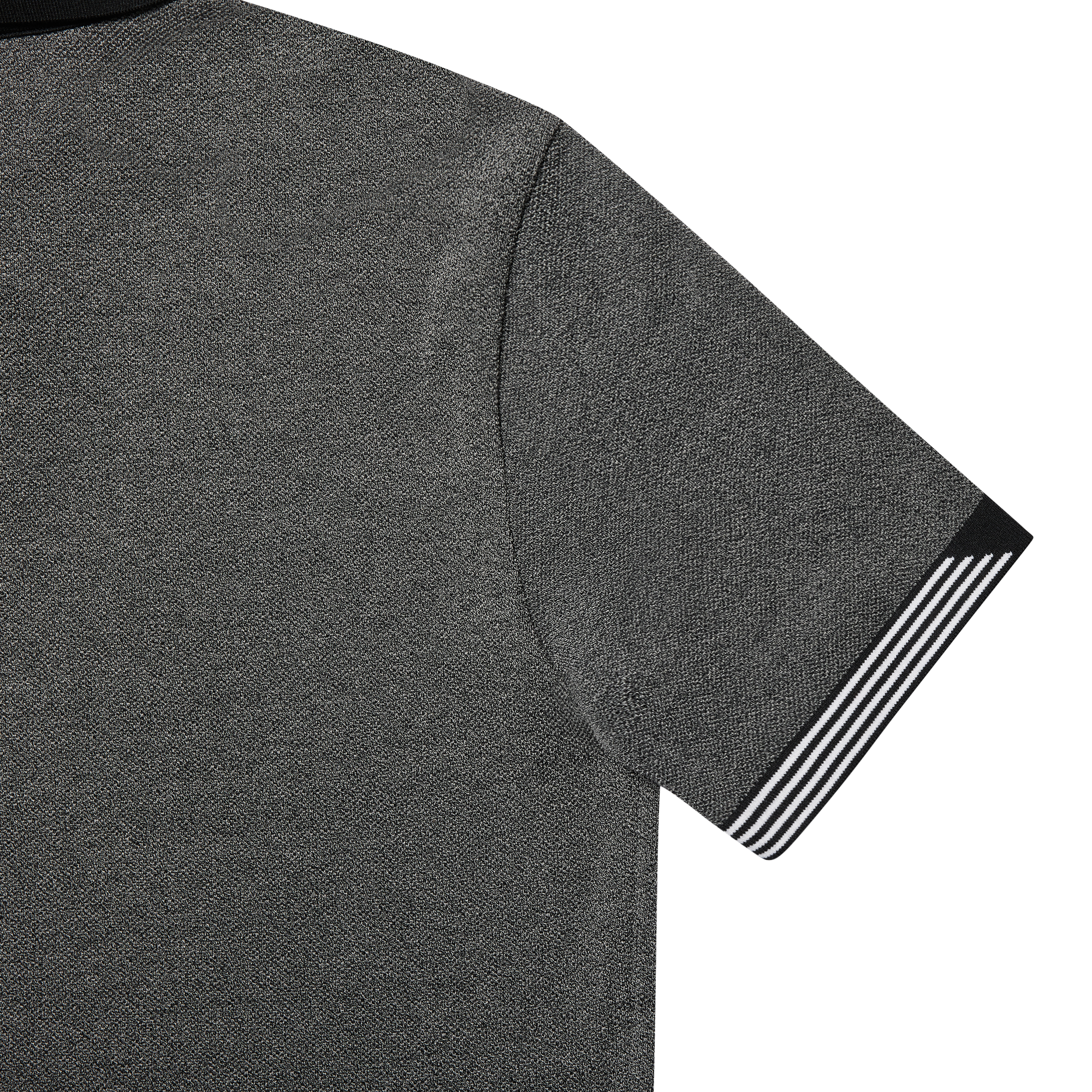 Two-tone Knit Polo Shirts