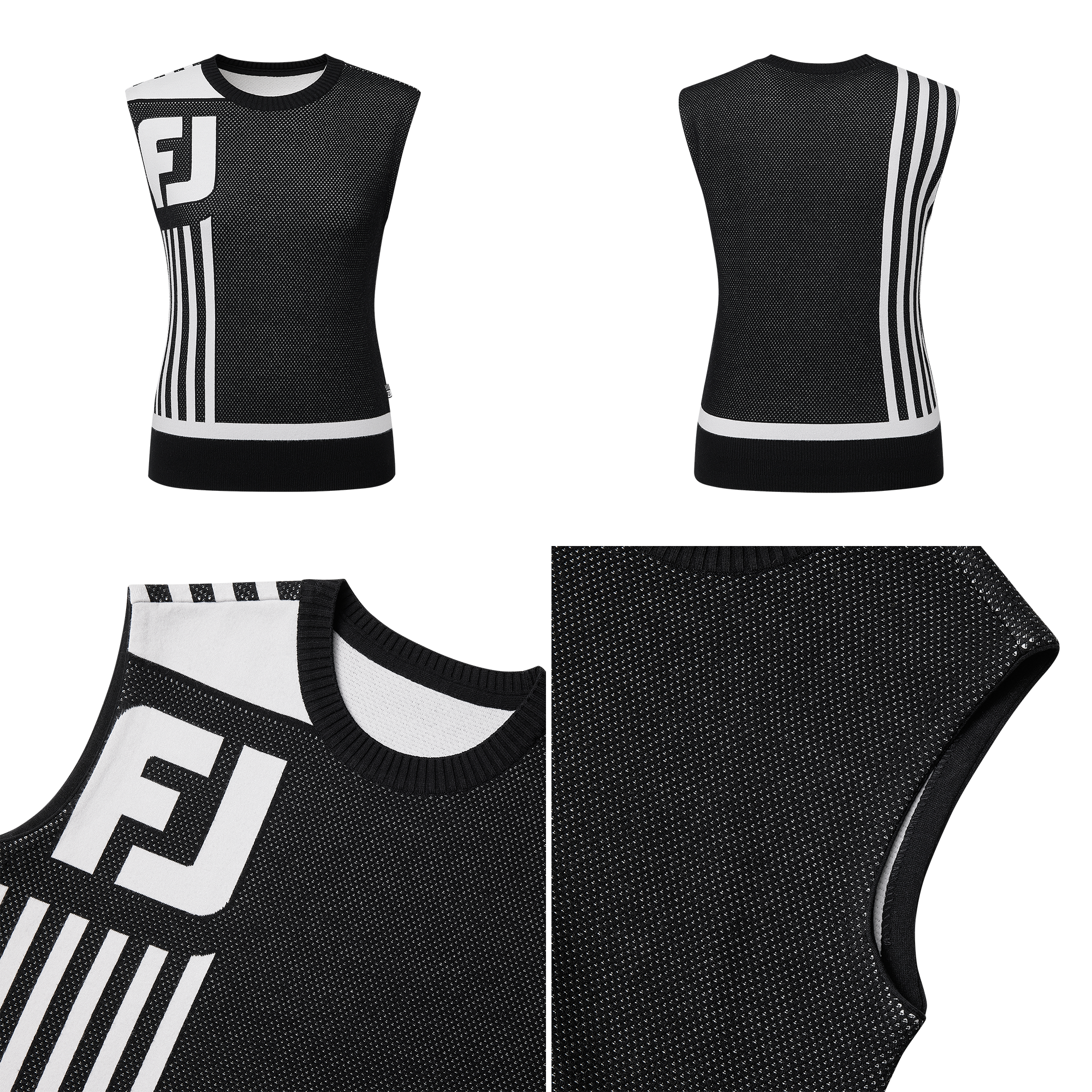 Stripe Logo Vest Women