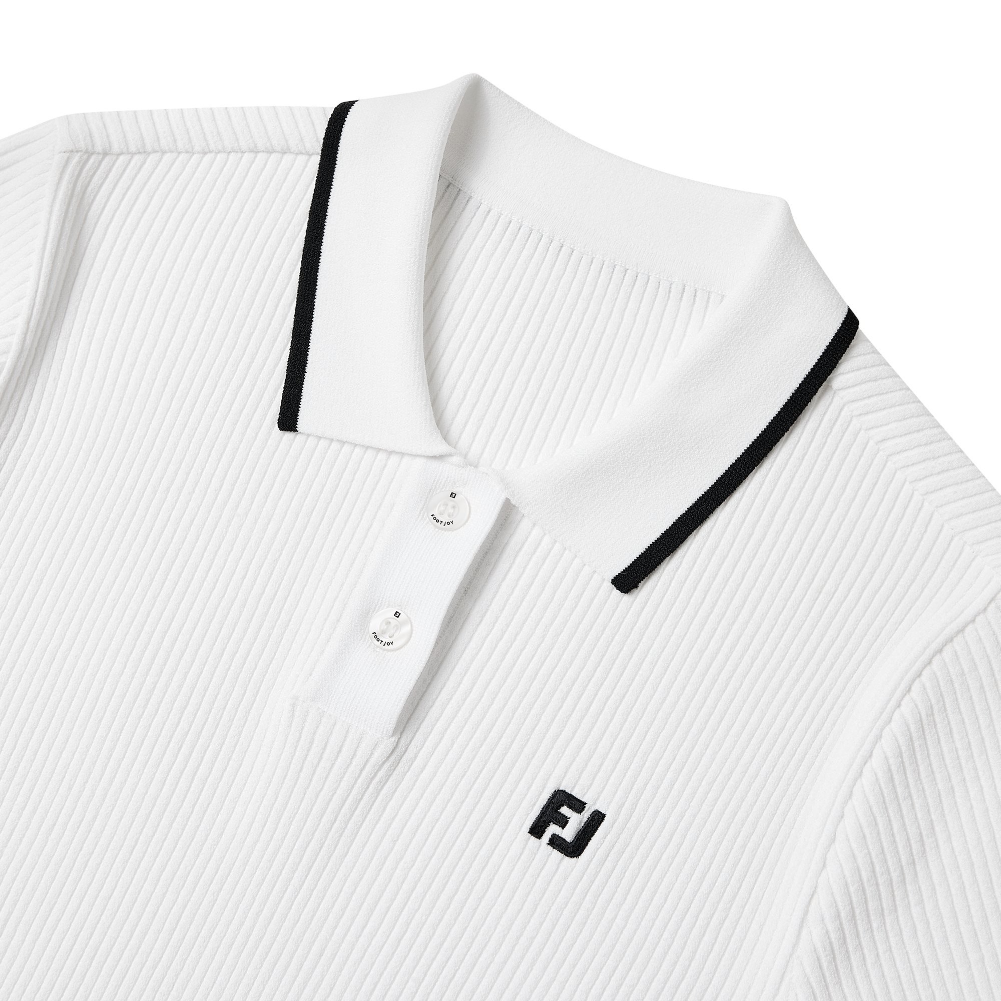 Slim Knit Polo Shirt Women