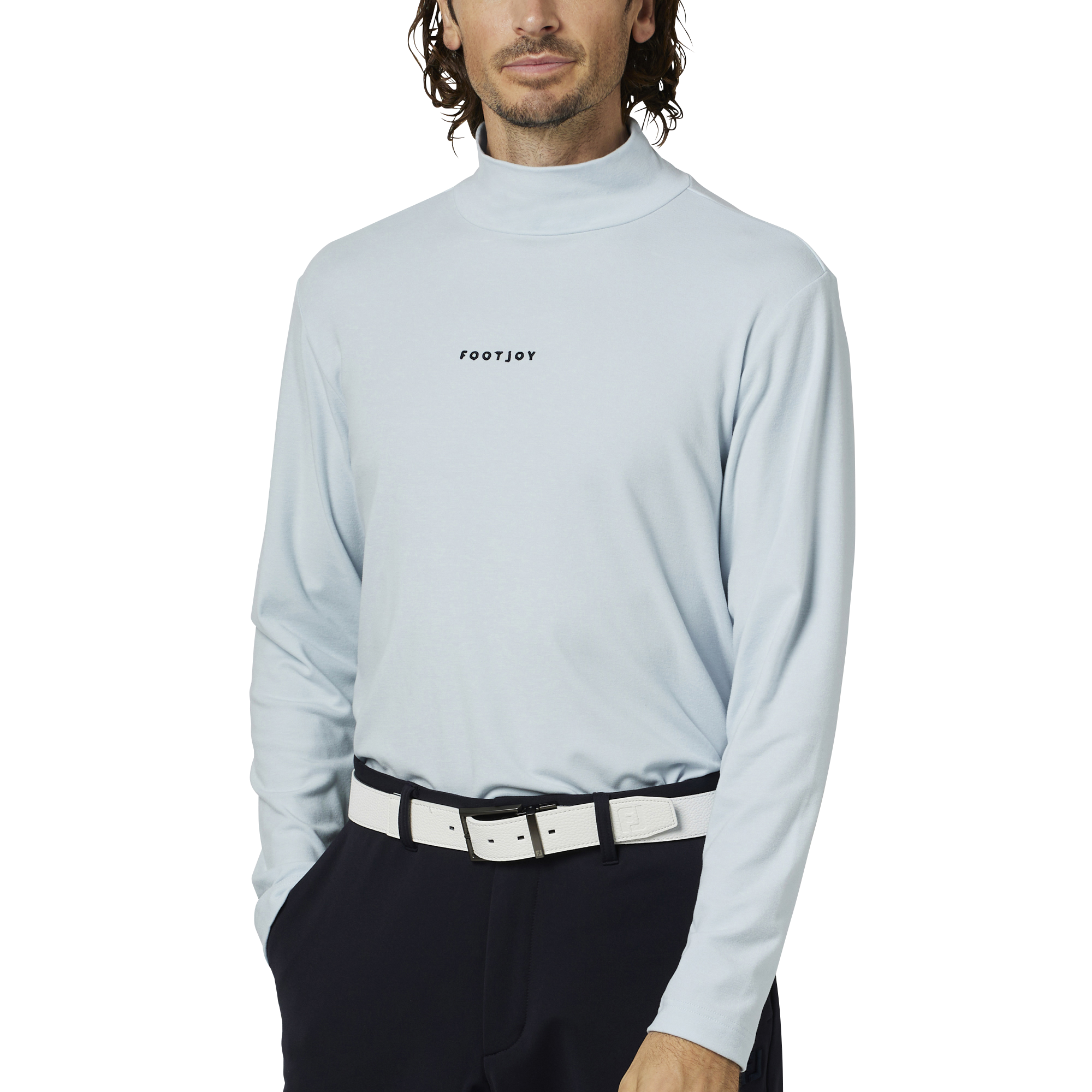 ハイストレッチ長袖ハイネックシャツ - FootJoy SEA