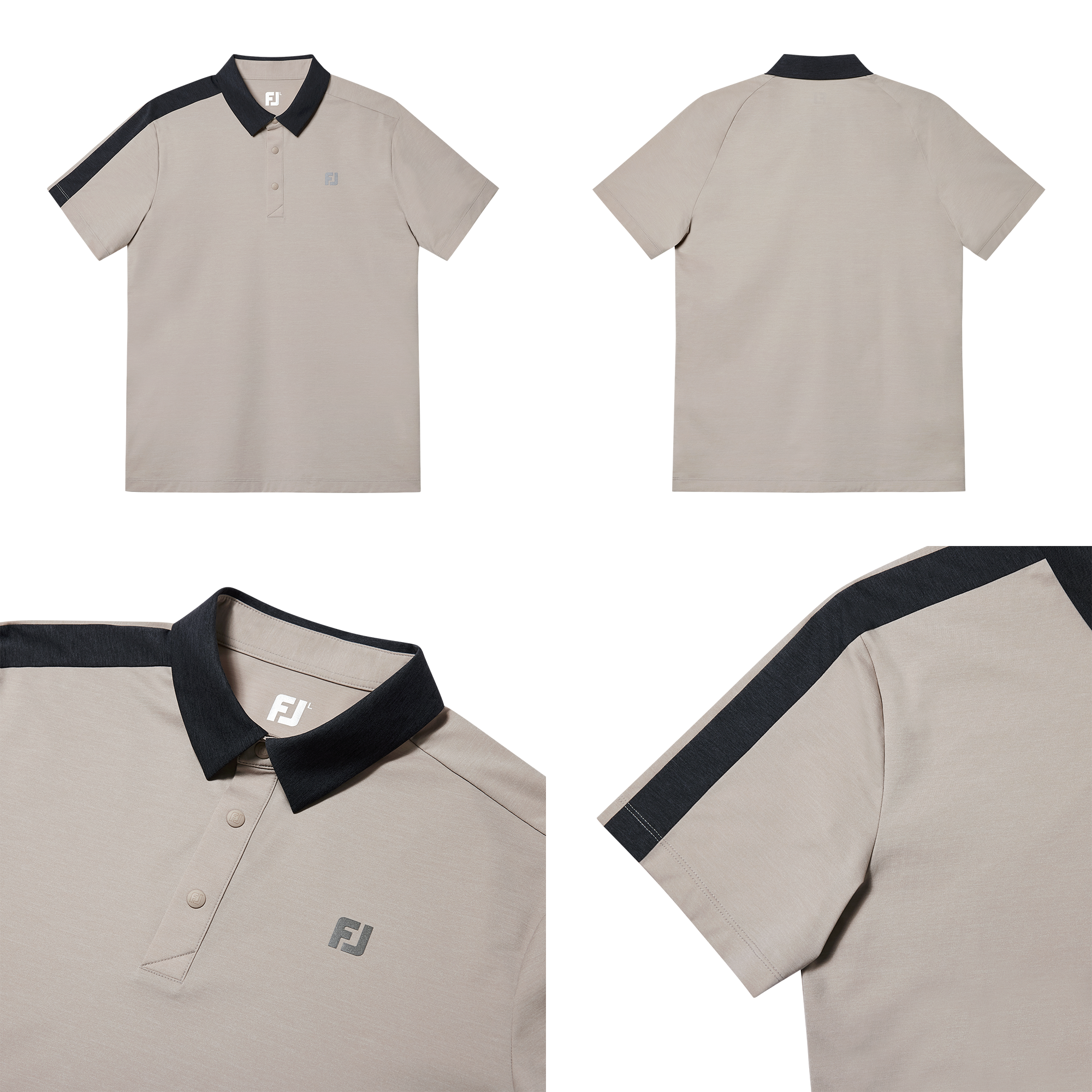 Line Sleeve Polo Shirts