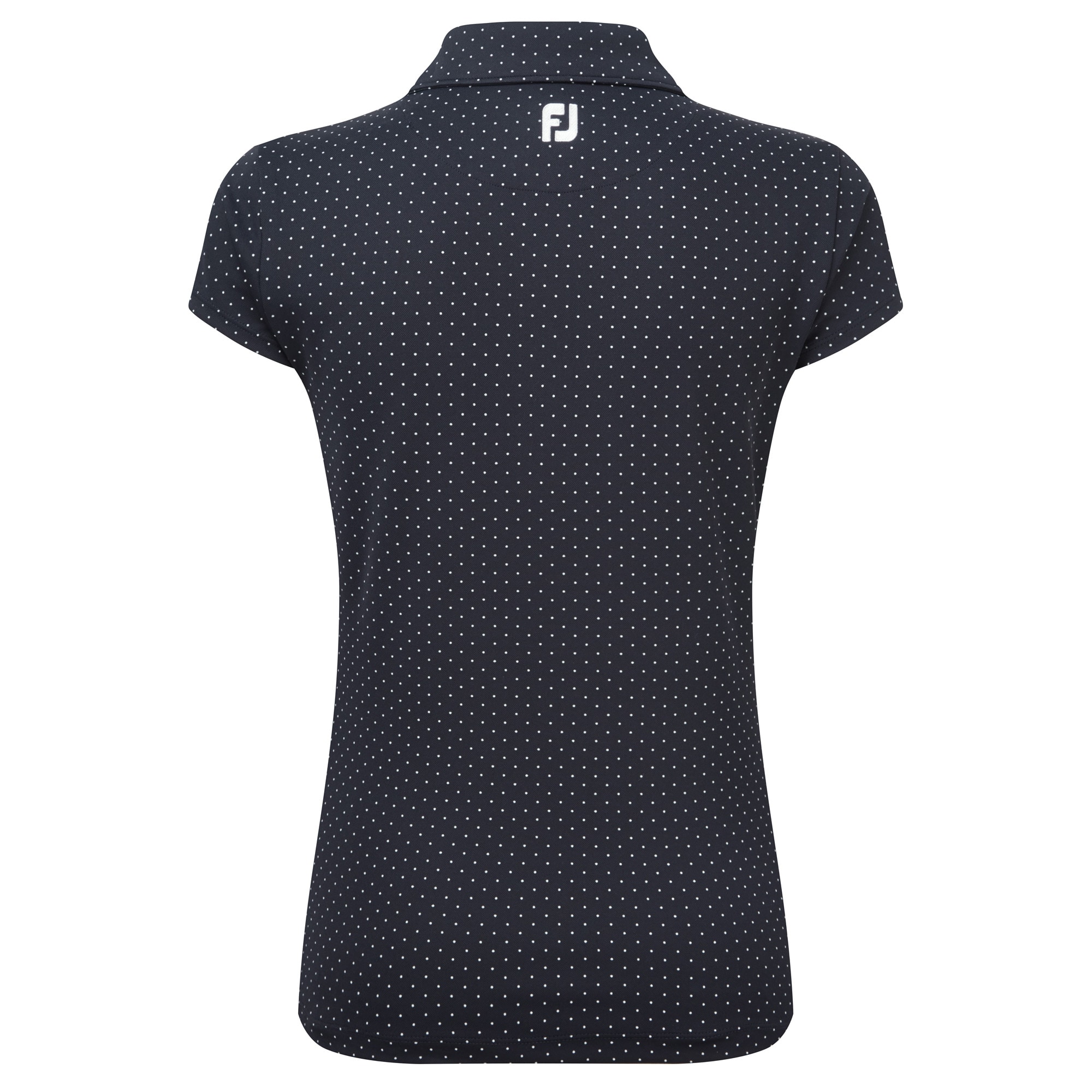 Printed Dot Smooth Pique Cap Sleeve Women-Previous Season Style