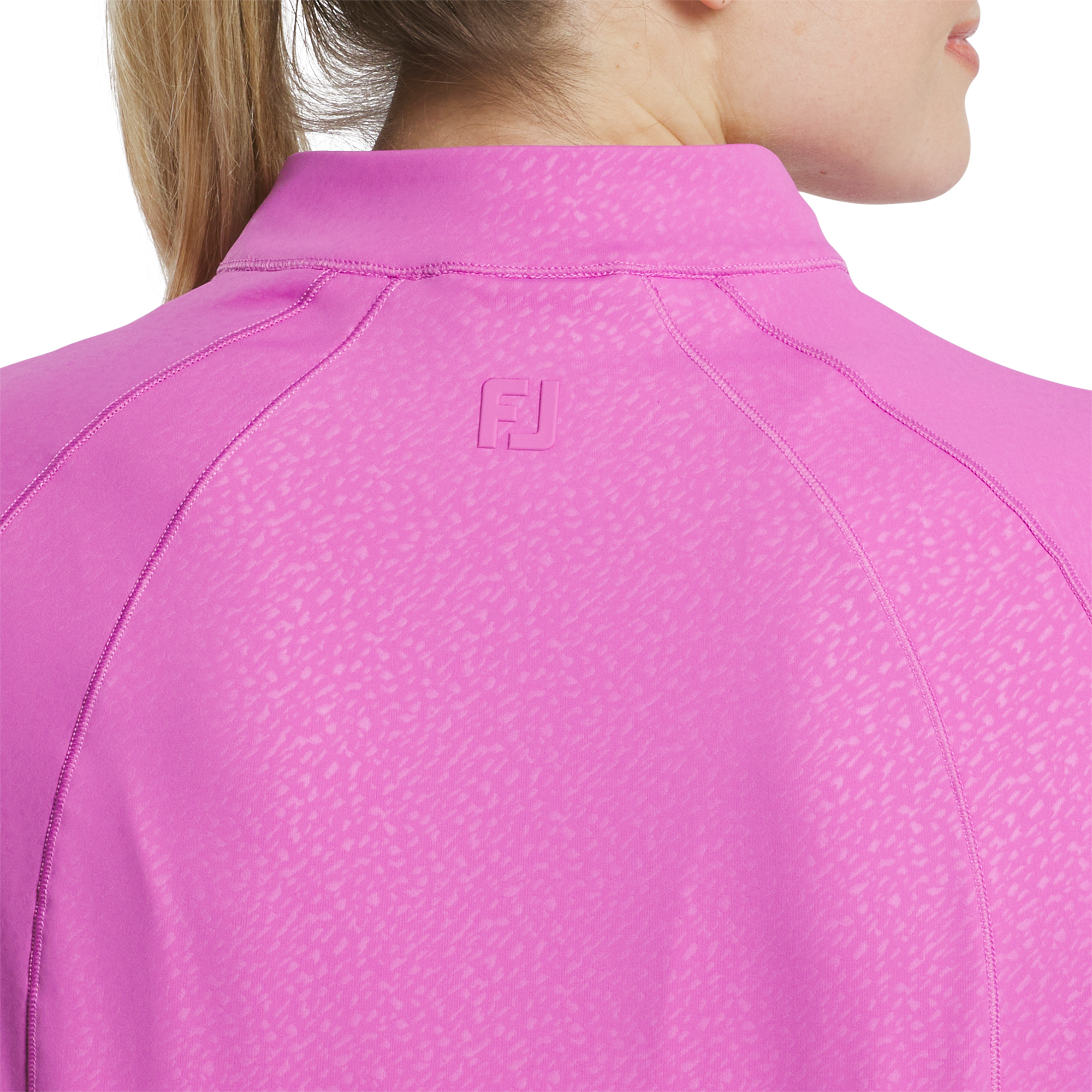 Embossed Quarter-Zip Women