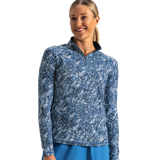 Sun Protection Printed 1/4 Zip