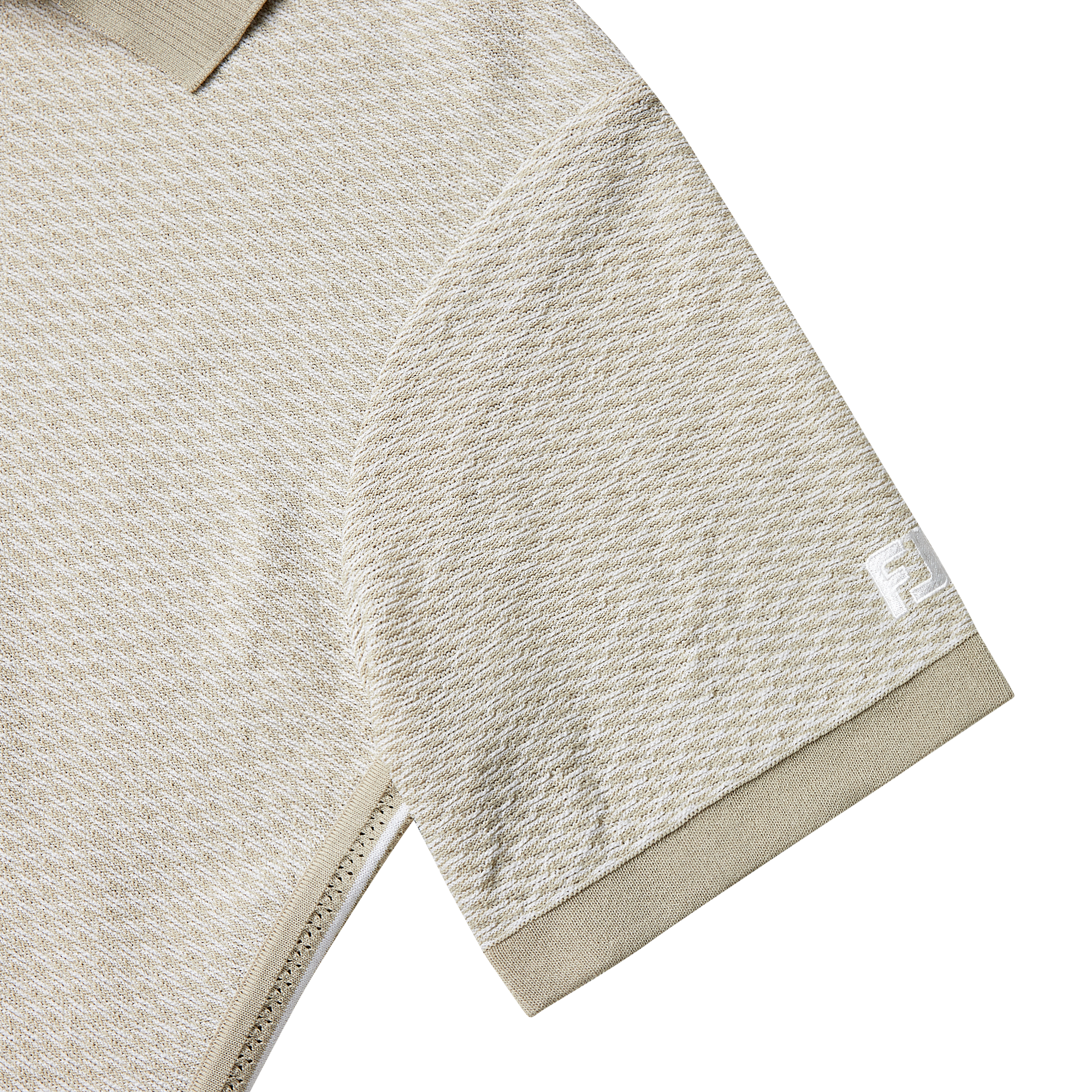 멜란지 니트 폴로 셔츠