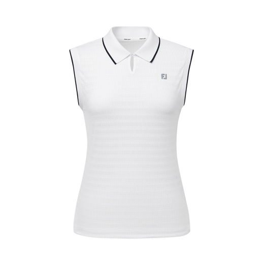 Essential Sleeveless Polo Shirt Women