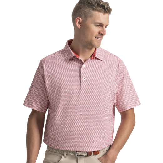 Scallop Geo Pique Self Collar