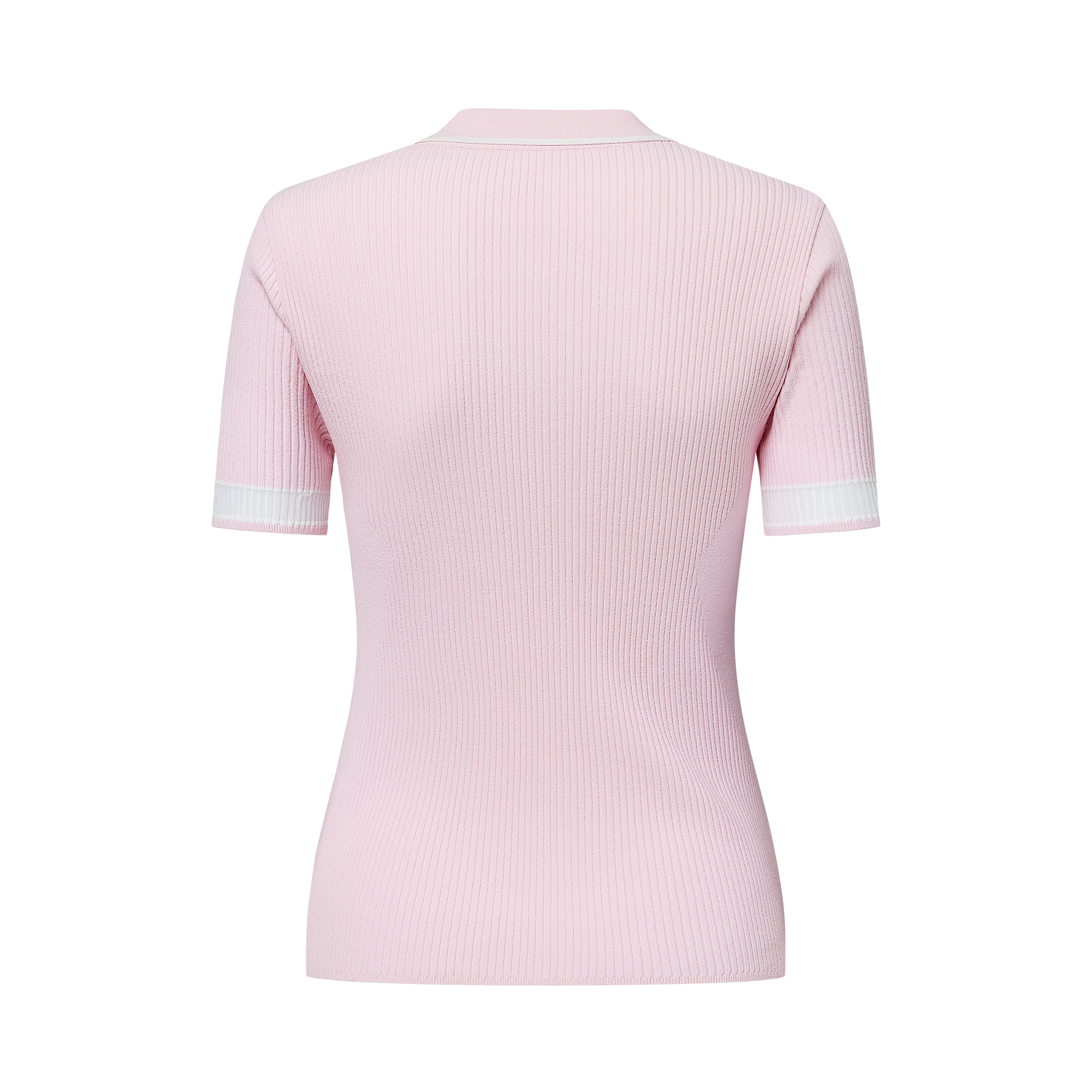 Slim Knit Polo Shirt Women