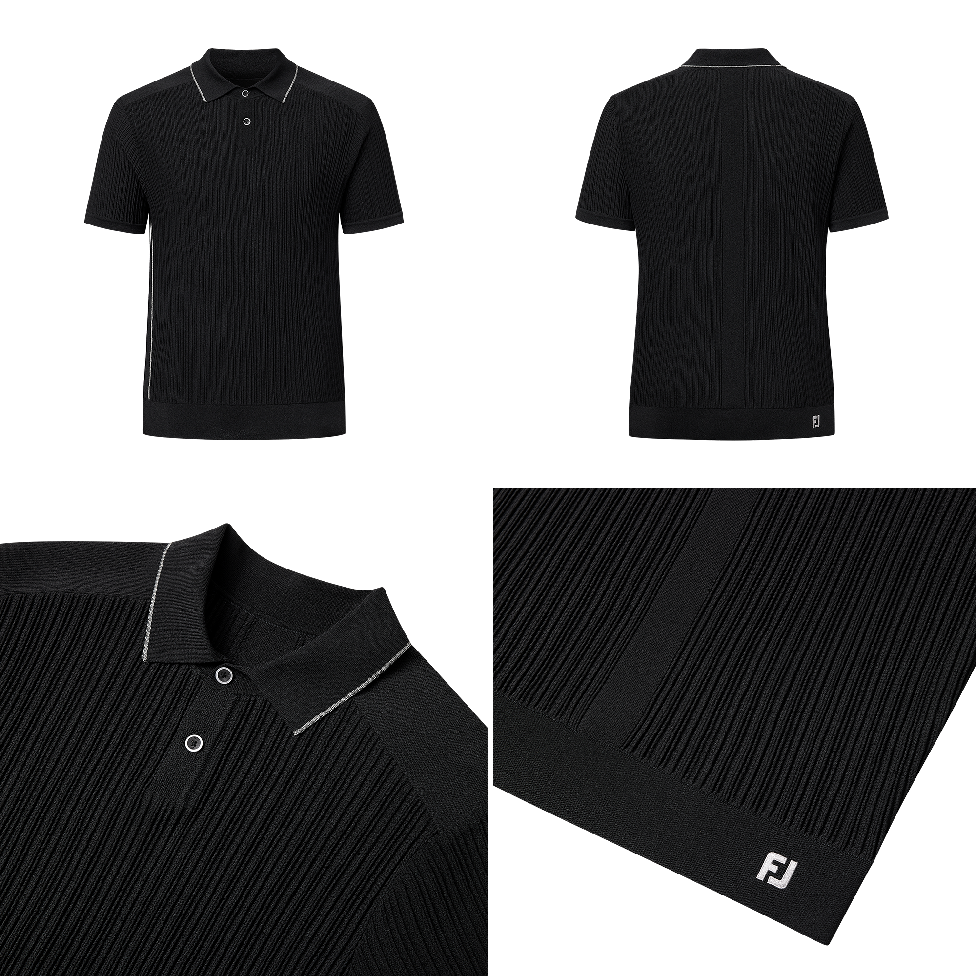 Crocket Knit Polo Shirt