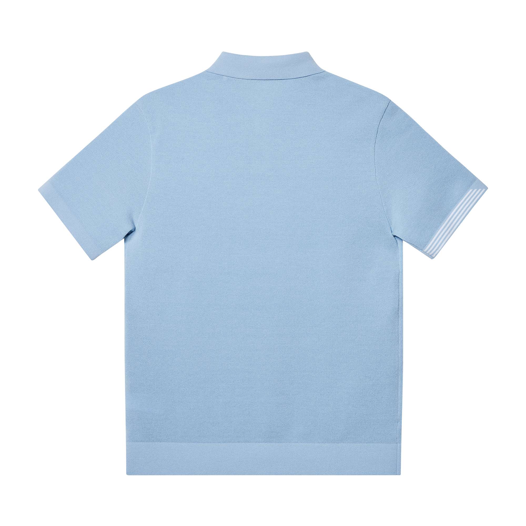 Two-tone Knit Polo Shirts