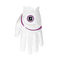 White / Dark Fuchsia