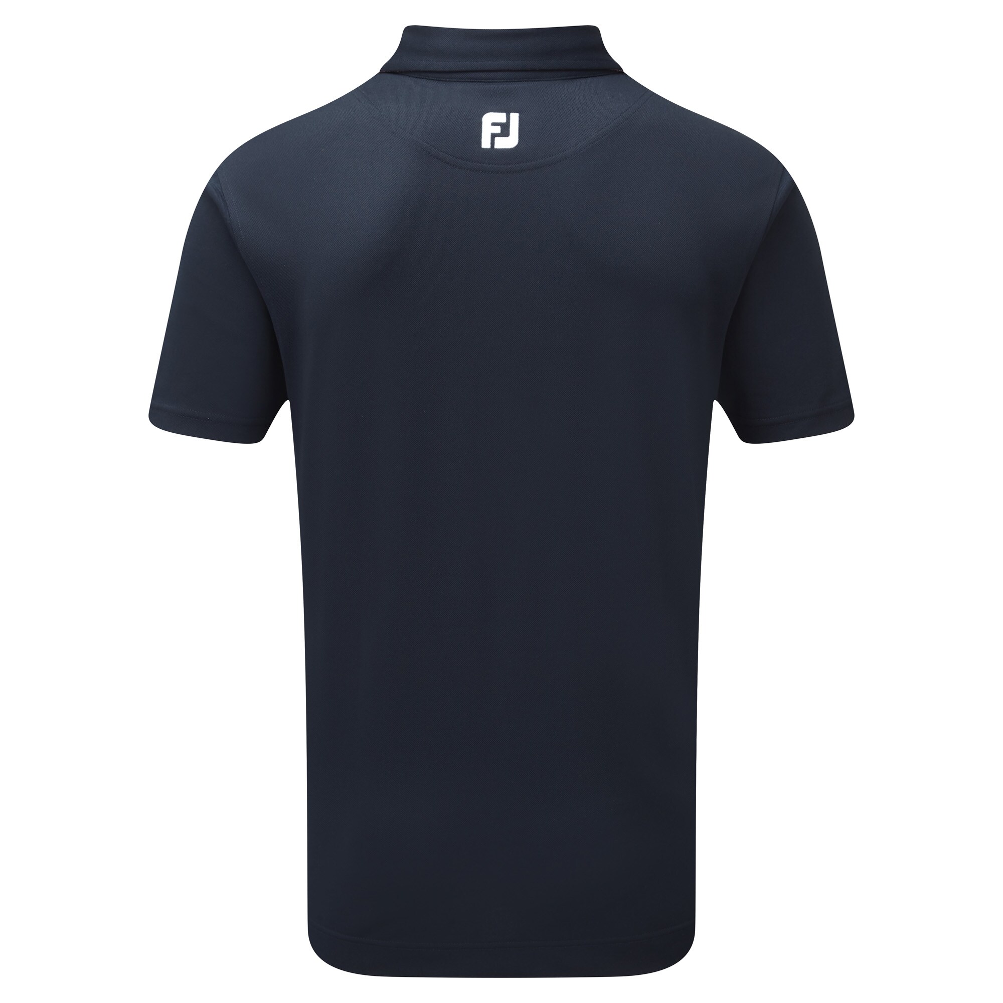 Stretch Pique With Micro Stripe Trim