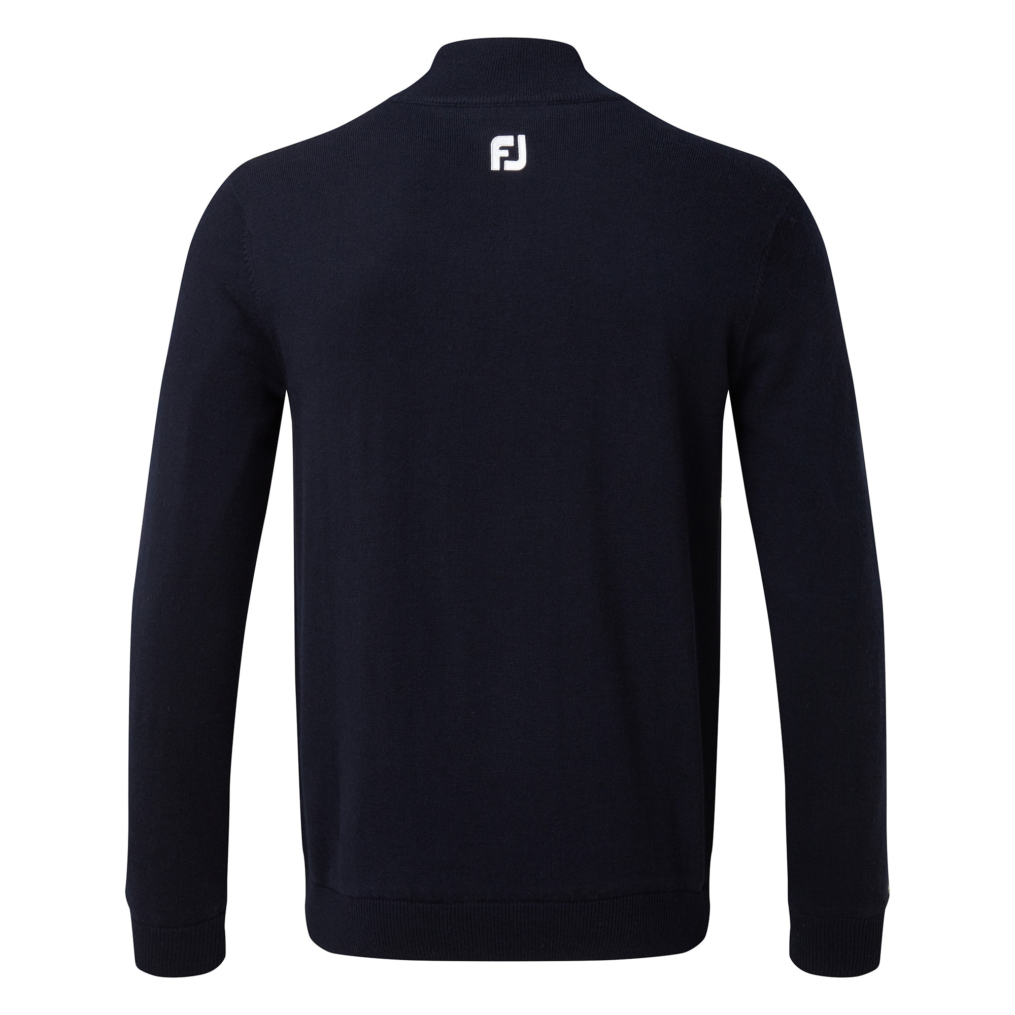 Wool Blend 1/2 Zip Lined Pullover