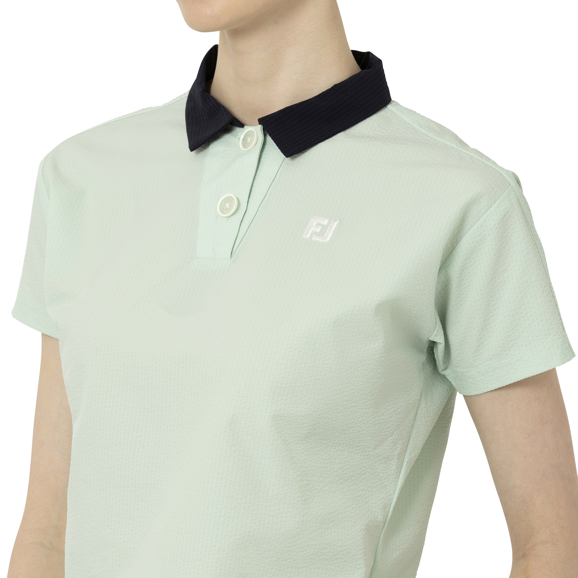Short Sleeve Seersucker Shirts Women