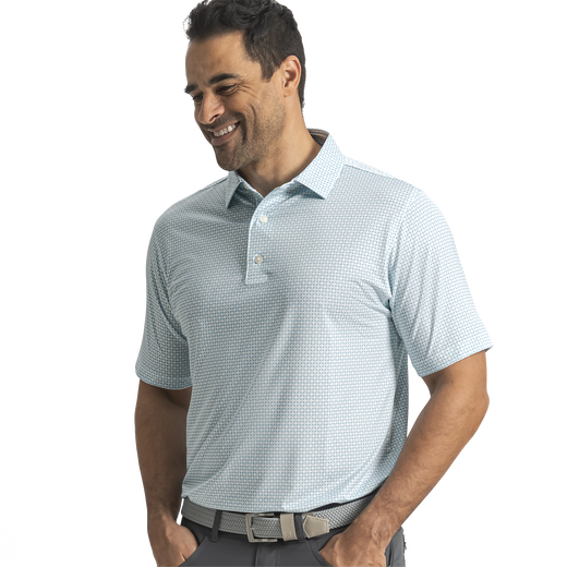 Ellipse Print Lisle Self Collar